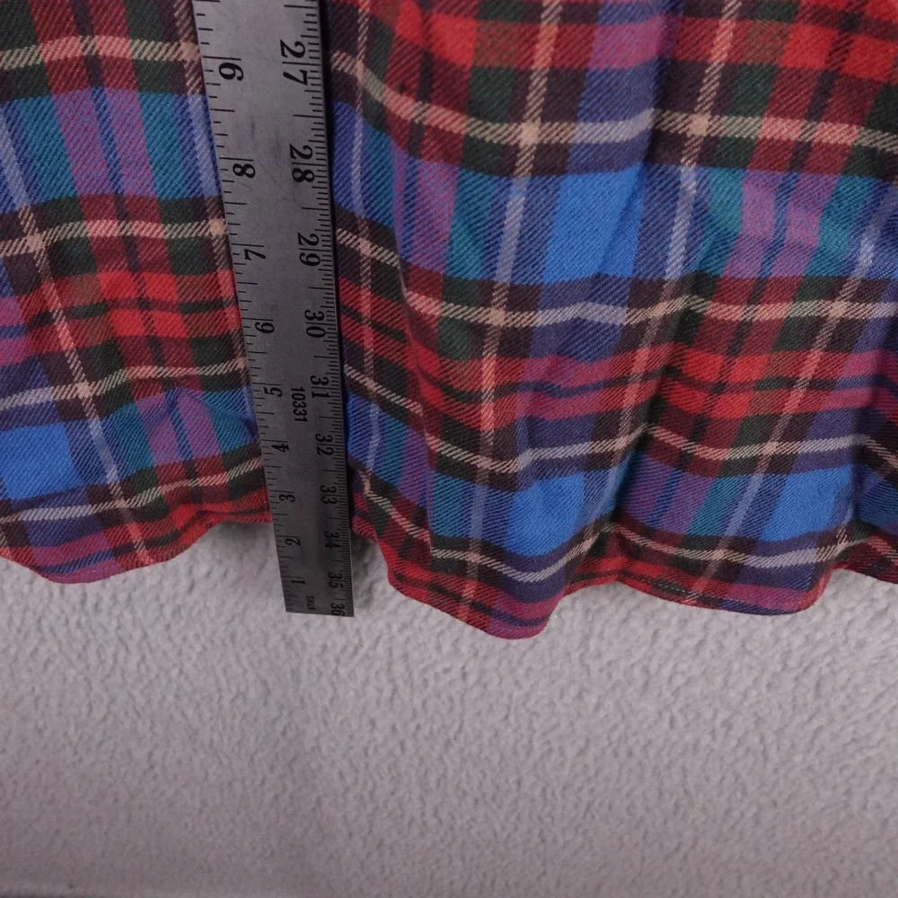 Polo Ralph Lauren Performance‎ Mens 3XB Plaid Flannel Button Down Shirt Blue Red